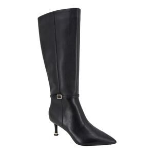 Kenneth Cole NY Women's Utah Pointed Toe Knee High Boots Black Size 10